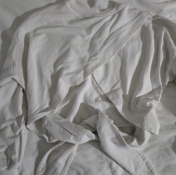 Athleta White Tie-Back Women's Top Size XS - Picture 2 of 6